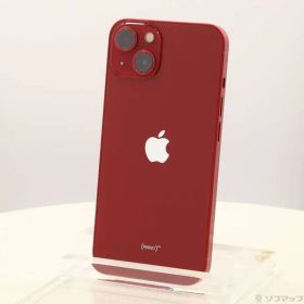 〔中古品〕 iPhone13 128GB プロダクトレッド MLNF3J／A SIMフリー【344】