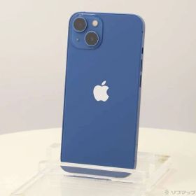 〔中古品〕 iPhone13 128GB ブルー MLNG3J／A SIMフリー【349】