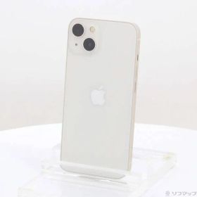 〔中古品〕 iPhone13 256GB スターライト MLNJ3J／A SIMフリー【377】