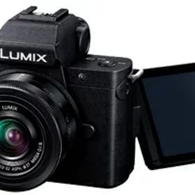 【中古】（新古品） パナソニック 小型・軽量ミラーレス一眼カメラ ルミックス 標準ズームレンズキット ブラック DC-G100DK-K