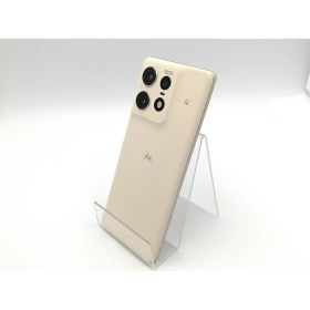 【中古】MOTOROLA SoftBank 【SIMフリー】 motorola edge 50s pro バニラクリーム 8GB 256GB A402MO【ECセンター】保証期間1ヶ月【ランクA】