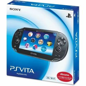 【整備済み品】 PlayStation Vita (プレイステーション ヴィータ) 3G/Wi‐Fiモデル クリスタル・ブラック (初回限定版) バッテリー交換済み (PCH-1100 AA01) 180日保証 [video game]