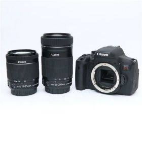 【中古】 《美品》 Canon EOS Kiss X8i ダブルズームキット 【55-250mmレンズ内クリーニング/各部点検済】 [ デジタルカメラ ]