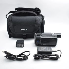 B#10271 SONY 4K ビデオカメラ Handycam FDR-AX60 ブラック 内蔵メモリー64GB 光学ズーム20倍