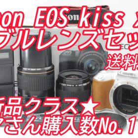 ★新品級②★ブラックフライデー★ Canon EOS Kiss x9 ダブル