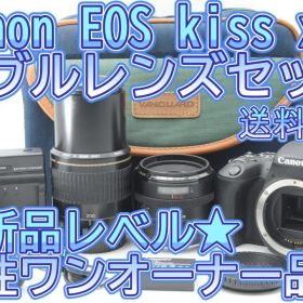 ★新品級②★冬ボーナスSALE★ Canon EOS Kiss x9 ダブル