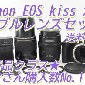 ★新品級⑥★クリスマスSALE★ Canon EOS Kiss x9 ダブル