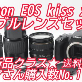 ★新品級⑥★大SALE中★ Canon EOS Kiss x9 ダブルレンズ