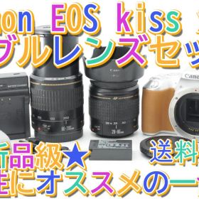 ★新品級⑨★秋SALE★ Canon EOS Kiss x9 ダブルレンズ