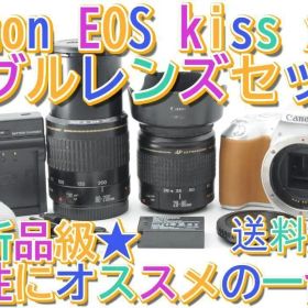 ◆新品級⑨◆秋SALE◆ Canon EOS Kiss x9 ダブルレンズ