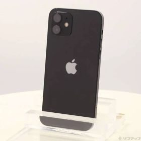〔中古品〕 iPhone12 64GB ブラック MGHN3J／A SIMフリー【352】
