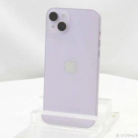 〔中古品〕 iPhone14 Plus 512GB パープル MQ4U3J／A SIMフリー【377】