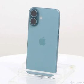 〔中古品〕 iPhone16 128GB ティール MYDV3J／A SIMフリー【305】
