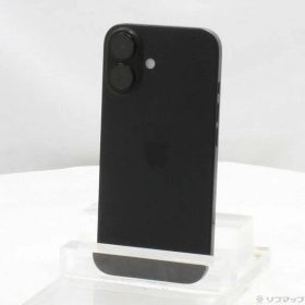 〔中古品〕 iPhone16 256GB ブラック MYDW3J／A SIMフリー【262】