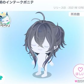 最安値❗️薄明のインテークポニテ | ピグパ(ピグパーティ)のアカウントデータ、RMTの販売・買取一覧