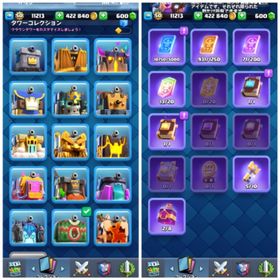 カンストカード多数‼️クラロワ7年間プレイしたアカウント⚠️ゴールド“200万”⚠️超お得アカウント！クラロワクラロワGC×100⬆️、マルチ3桁、GT2桁ふきふき持ち、カンスト54枚クラロワ引退垢最多トロ7500 天界垢 エメ1962 アカウント販売クラロワ引退垢クラロワ引退垢