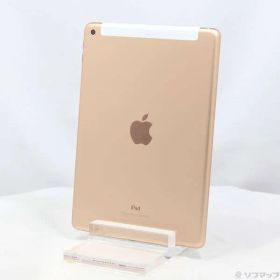 〔中古品〕 iPad 第6世代 32GB ゴールド MRM02J／A SoftBankロック解除SIMフリー【258】