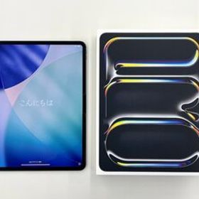 美品 アップル Apple iPad Pro M4 MVX23J/A 256GB 13インチ Wi-Fiモデル スペースブラック 充放電回数4回