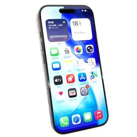 中古 Apple iPhone16 Pro 512GB ブラックチタニウム MYN43J／A SIMフリー ネットワーク利用制限▲判定