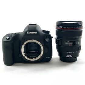 キヤノン Canon EOS 5D Mark III EF 24-105L IS USM レンズキット デジタル 一眼レフカメラ 【中古】