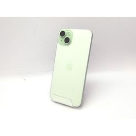 【中古】Apple au 【SIMフリー】 iPhone 15 Plus 128GB グリーン MU0E3J/A【新宿東口】保証期間１ヶ月【ランクA】