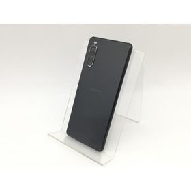 【中古】SONY au 【SIMロック解除済み】 Xperia 10 II ブラック 4GB 64GB SOV43【福岡筑紫】保証期間１ヶ月【ランクB】