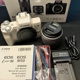 Canon EOS Kiss MM50ミラーレスカメラ 本体一式 訳あり品