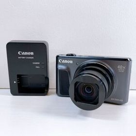 322【中古】Canon PowerShot SX720 HS キャノン パワーショット コンパクトデジタルカメラ ブラック 充電器付き 通電確認済み 現状品