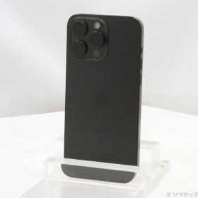 〔中古品〕 iPhone15 Pro Max 256GB ブラックチタニウム MU6P3J／A SIMフリー【344】