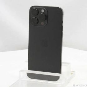 〔中古品〕 iPhone15 Pro Max 256GB ブラックチタニウム MU6P3J／A SIMフリー【198】