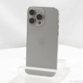 〔中古品〕 iPhone15 Pro Max 256GB ナチュラルチタニウム MU6R3J／A SIMフリー【352】