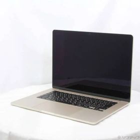 〔中古品〕 MacBook Air 15.3-inch Mid-2023 MQKU3J／A Apple M2 8コアCPU_10コアGPU 8GB SSD256GB スターライト 〔15.3 Sequoia〕【258】