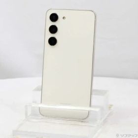 〔中古品〕 Galaxy S23 256GB クリーム SCG19 au SIMフリー【297】