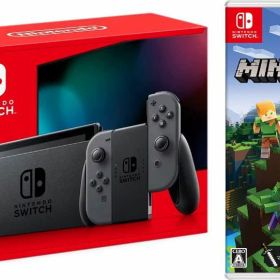 【無料ラッピング対応】Nintendo Switch 本体 ニンテンドースイッチ グレー +Minecraft (マインクラフト)