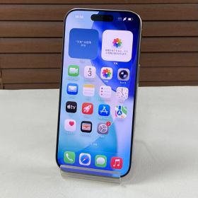 iPhone 16 Pro 128GB 本体 【中古品】【超美品】 白ロム ナチュラルチタニウム MYMY3J/A iPhone 16 Pro A3292 〇判定