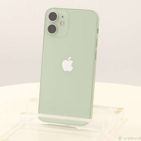 (中古)Apple iPhone12 mini 64GB グリーン MGAV3J/A SIMフリー(269-ud)