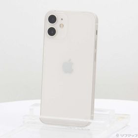 (中古)Apple iPhone12 mini 128GB ホワイト MGDM3J/A SIMフリー(295-ud)