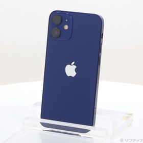 (中古)Apple iPhone12 mini 64GB ブルー MGAP3J/A SIMフリー(276-ud)