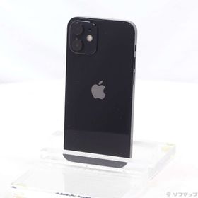 (中古)Apple iPhone12 mini 128GB ブラック MGDJ3J/A SIMフリー(262-ud)