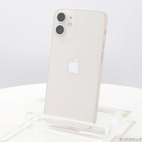 (中古)Apple iPhone12 mini 128GB ホワイト MGDM3J/A SIMフリー(352-ud)