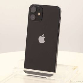 (中古)Apple iPhone12 mini 128GB ブラック MGDJ3J/A SIMフリー(258-ud)