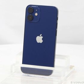 (中古)Apple iPhone12 mini 64GB ブルー MGAP3J/A SIMフリー(251-ud)