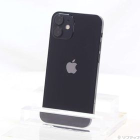 (中古)Apple iPhone12 mini 128GB ブラック MGDJ3J/A SIMフリー(247-ud)