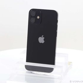 (中古)Apple iPhone12 mini 64GB ブラック MGA03J/A SIMフリー(371-ud)
