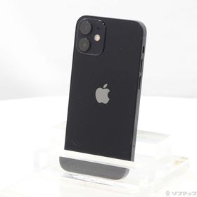 (中古)Apple iPhone12 mini 64GB ブラック MGA03J/A SIMフリー(295-ud)