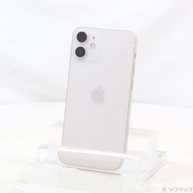(中古)Apple iPhone12 mini 128GB ホワイト MGDM3J/A SIMフリー(295-ud)