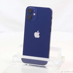 (中古)Apple iPhone12 mini 256GB ブルー MGDV3J/A SIMフリー(348-ud)