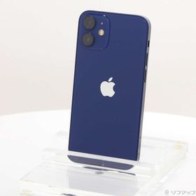 (中古)Apple iPhone12 mini 64GB ブルー MGAP3J/A SIMフリー(344-ud)