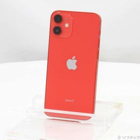 (中古)Apple iPhone12 mini 256GB プロダクトレッド MGDU3J/A SIMフリー(198-ud)