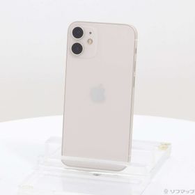 (中古)Apple iPhone12 mini 64GB ホワイト MGA63J/A SIMフリー(349-ud)
